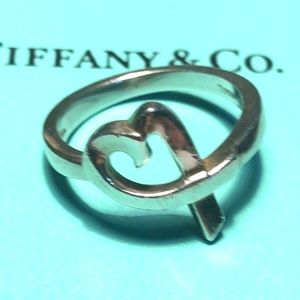 Tiffany and co loving heart ring size 6
